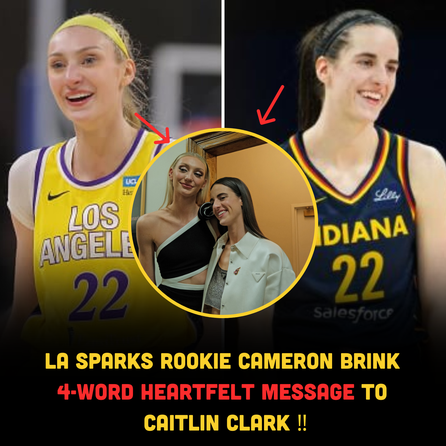 LA Sparks Rookie Cameron Brink Heartfelt Message To Caitlin Clark ‼️ - News